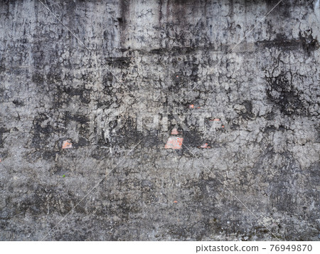 破舊的灰色牆壁背景 76949870