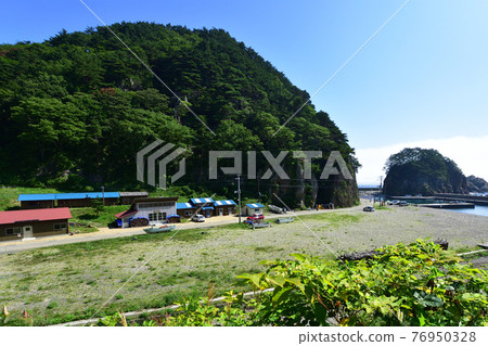 In the summer of 2020, the scenery of Kitayamazaki and its surroundings in Iwate Prefecture In the summer of 2020, the scenery of Kitayamazaki and its surroundings in Iwate Prefecture 76950328