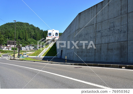 In the summer of 2020, the scenery of Kitayamazaki and its surroundings in Iwate Prefecture In the summer of 2020, the scenery of Kitayamazaki and its surroundings in Iwate Prefecture 76950362