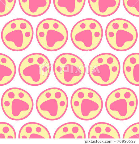 Repeating Pattern Footprint animal footprint seamless pattern textile... - Stock Illustration ...