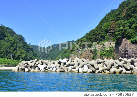 Scenery of Kitayamazaki, Iwate Prefecture and its surroundings in the summer of 2020 Scenery of Kitayamazaki, Iwate Prefecture and its surroundings in the summer of 2020 76950627