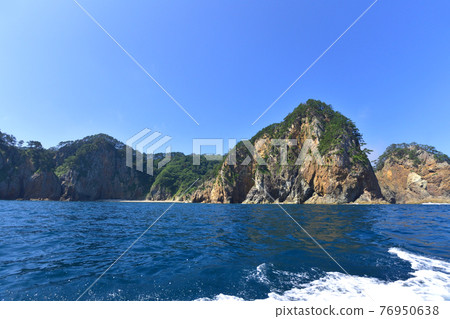 2020年夏天岩手縣北山崎市及周邊的景色 2020年夏天岩手縣北山崎市及周邊的景色 76950638