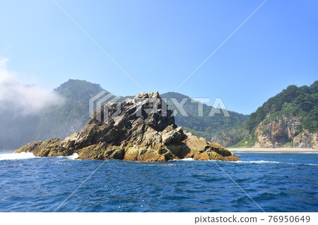 Scenery of Kitayamazaki, Iwate Prefecture and its surroundings in the summer of 2020 76950649