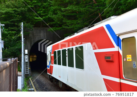 In 2020, the scenery from the Sanriku Railway Rias Line from Miyako Station to Fudai Station and the scenery from the train window In 2020, the scenery from the Sanriku Railway Rias Line from Miyako Station to Fudai Station and the scenery from the train window 76951817