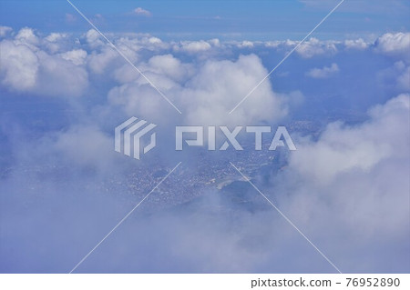 Sea of clouds from the summit of Mt. Sea of clouds from the summit of Mt. 76952890