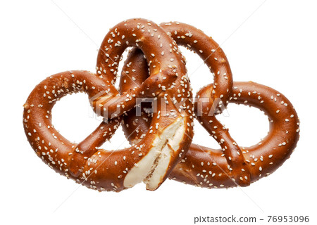 Traditional homemade pretzels Traditional homemade pretzels 76953096