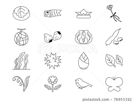 Simple icon May 76953192