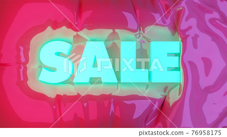 3D Illustration that will illustrate an upcoming sale. 76958175