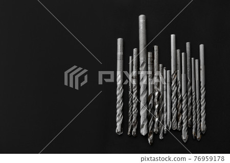 Set of borers, grey background, nobody Set of borers, grey background, nobody 76959178