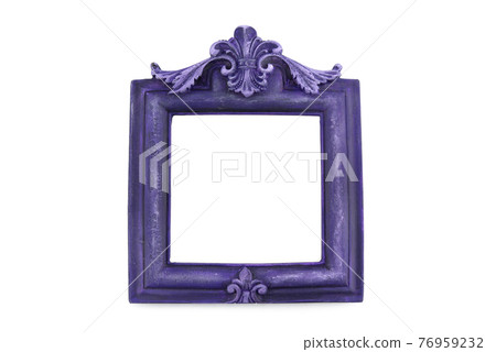 Purple baroque style photo frame Purple baroque style photo frame 76959232