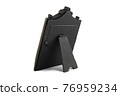 Back view of a baroque style photo frame 76959234