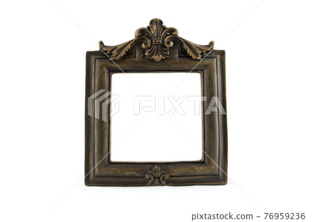 Golden baroque style photo frame 76959236