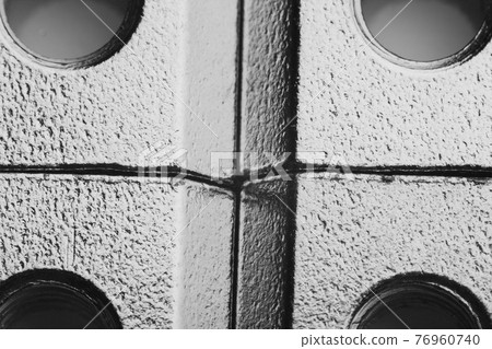 aluminum extrusion detail, macro view aluminum extrusion detail, macro view 76960740