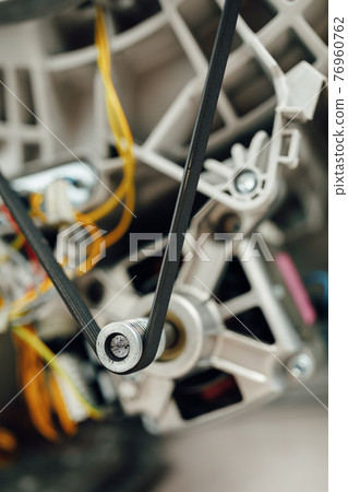 engine of washing machine with belt roller 76960762