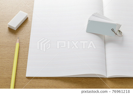 Stationery pencil and English notebook English learning Stationery pencil and English notebook English learning 76961218