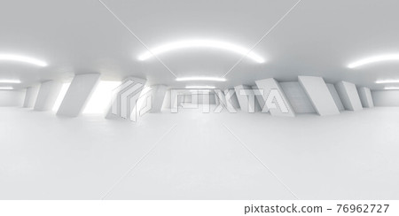 full 360 spherical panorama view of big abstract futuristic hall basement open building 3d render illustration full 360 spherical panorama view of big abstract futuristic hall basement open building 3d render illustration 76962727
