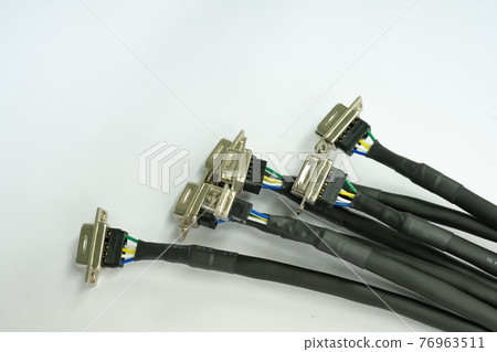 [Electric wire processing] Cable with D-Sub connector attached [Industrial] 76963511