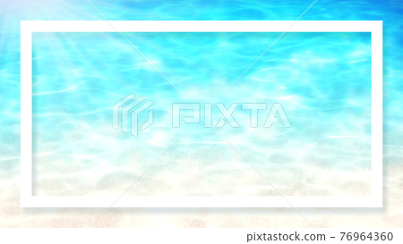 Glittering wave frame-there are multiple variations 76964360