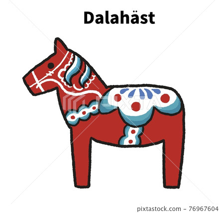 紅色達納拉馬的插圖 76967604
