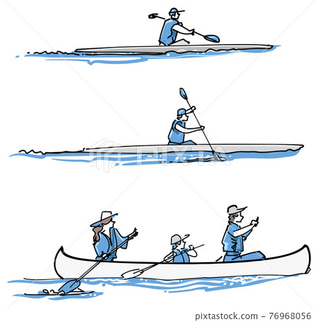 Canoe set-water sports 76968056