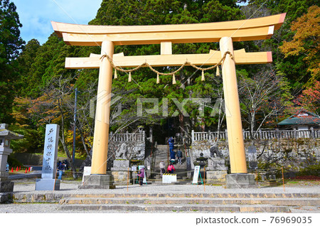 戶隱神社 長野市中社大鳥居戶隱 戶隱神社 長野市中社大鳥居戶隱 76969035