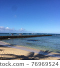 威基基海灘美麗的堤防 76969524
