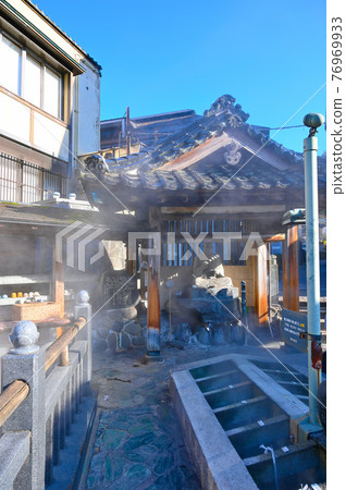 湯村溫泉,兵庫縣神溫泉町溫泉街的街景 湯村溫泉,兵庫縣神溫泉町溫泉街的街景 76969933