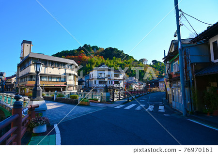 湯村溫泉，溫泉街的街景，神溫泉鎮 76970161