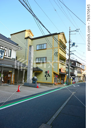 湯村溫泉 溫泉街 街景 兵庫縣新溫泉鎮 湯村溫泉 溫泉街 街景 兵庫縣新溫泉鎮 76970645
