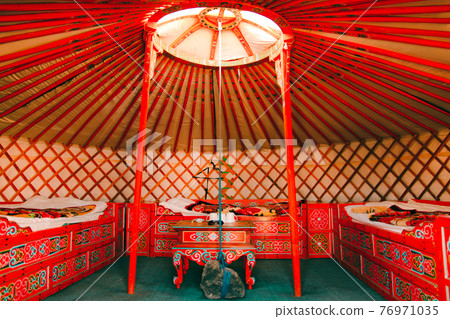 Khongryn els蒙古的Ger在Khongor Els蒙古的蒙古 Khongryn els蒙古的Ger在Khongor Els蒙古的蒙古 76971035