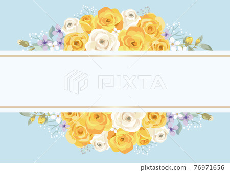 黃玫瑰框架 黃玫瑰框架 76971656