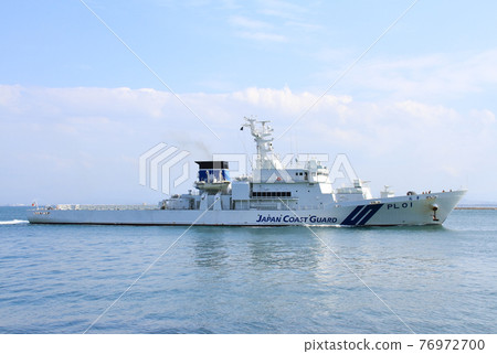 A patrol boat belonging to the Sakaiminato Coast Guard Department of the 8th Regional Coast Guard Headquarters that navigates the Sakai Channel (PL01) 76972700