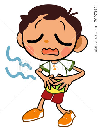 boy, empty stomach, hungry - Stock Illustration [76973904] - PIXTA