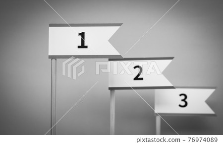 Ranking flags 1st, 2nd and 3rd flags Top 3 rankings Rankings in competition 76974089