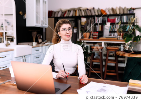 An interior designer is working on a new project. Considering the decision 76974339