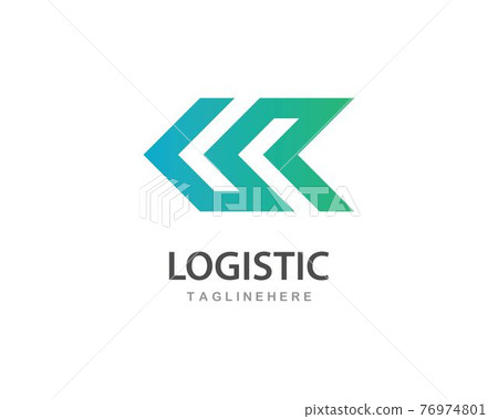 Arrow ilustration logo vector 76974801