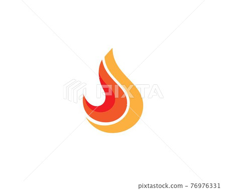 Fire flame Logo Template 76976331