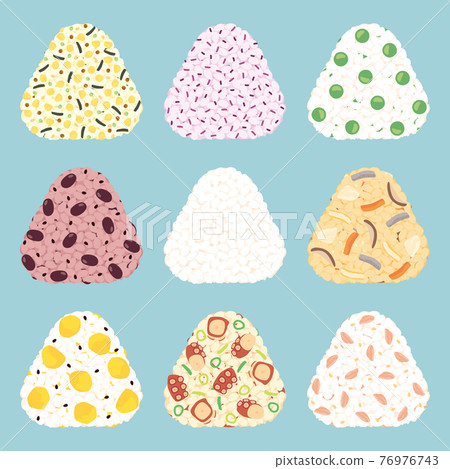 Rice ball set A 76976743