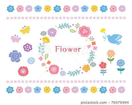 可愛的花相框套 76976994