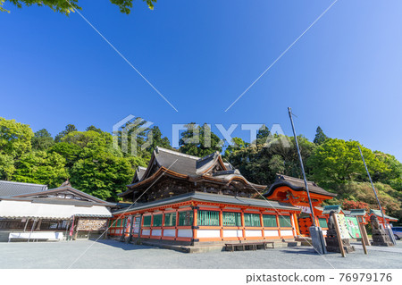 Chikugo Kuniichinomiya Takara Taisha Shrine Kurume City, Fukuoka Prefecture 76979176