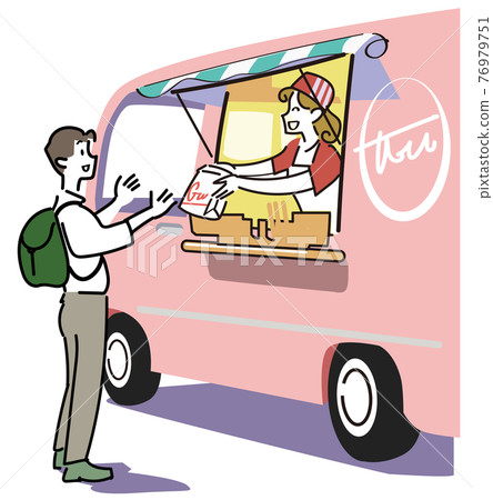 Kitchen car-mobile sales convenient for eating out 76979751