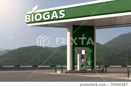 Biogas filling station Biogas filling station 76980367