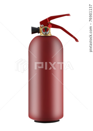 Fire extinguisher 1kg showing pressure gauge isolated on white with clipping path Fire extinguisher 1kg showing pressure gauge isolated on white with clipping path 76981137