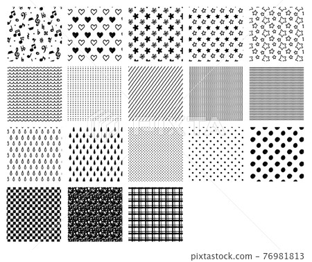 Handwritten pattern 01 - Stock Illustration [76981813] - PIXTA