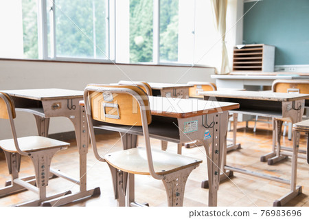 Elementary school classroom desk and chair Elementary school classroom desk and chair 76983696