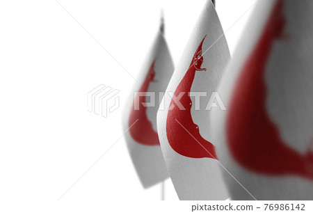Small national flags of the Easter Island on a white background Small national flags of the Easter Island on a white background 76986142