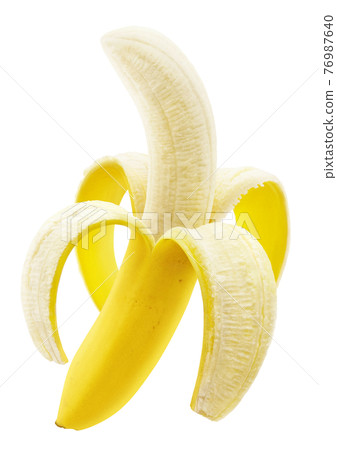Banana Illustration Real Peel Banana Illustration Real Peel 76987640