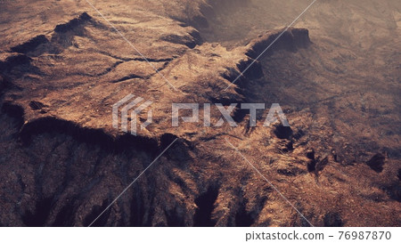 Scenic view of sunrise in Grand Canyon national park 76987870