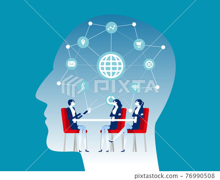 Business people group company investment interview and recruitment partner Business people group company investment interview and recruitment partner 76990508