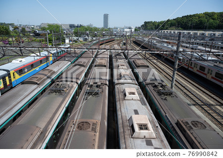 Scenery of Tokyu Corporation Nagatsuta Depot 76990842